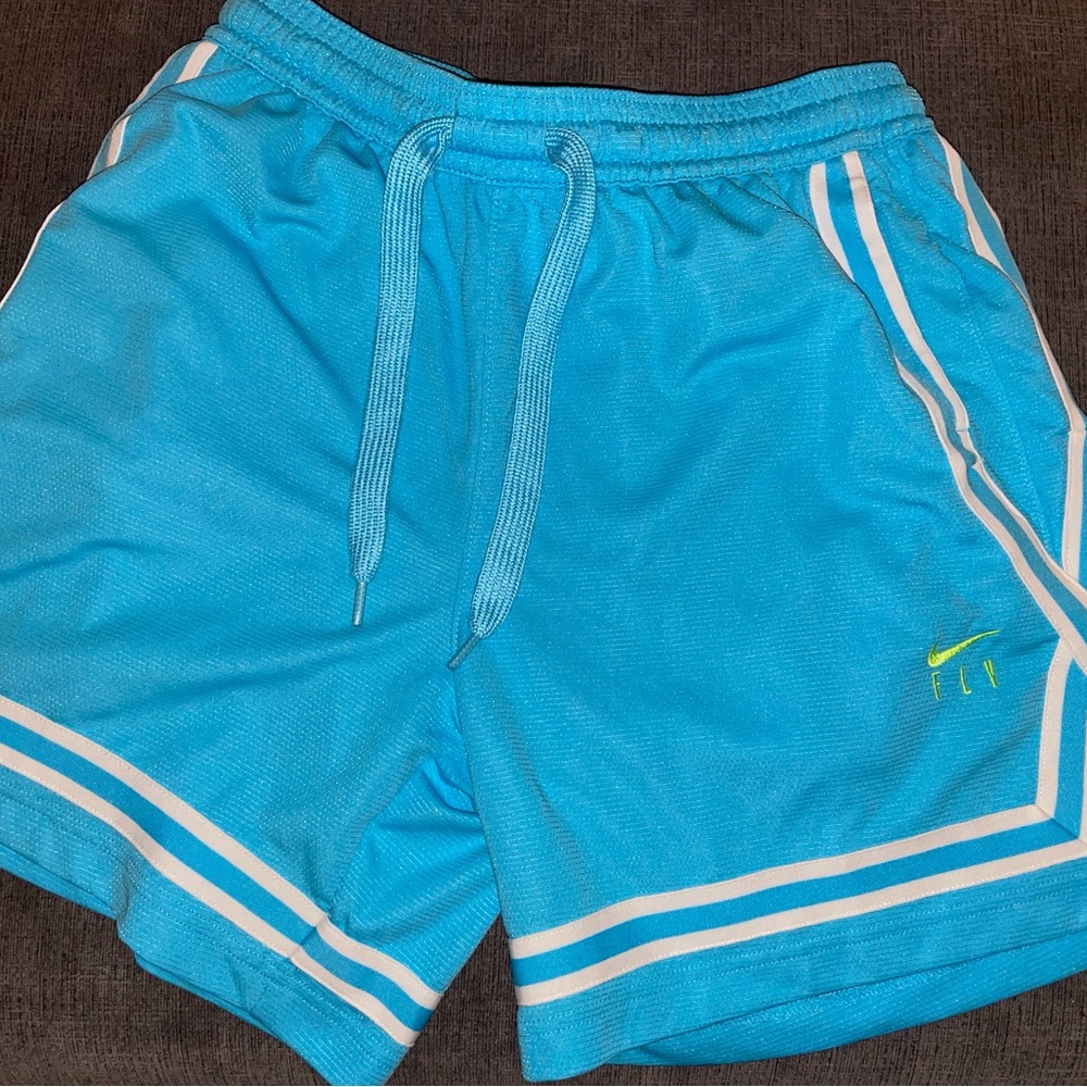Nike Dri-FIT Bright Blue Basketball Shorts | women’s  Medium | Retro